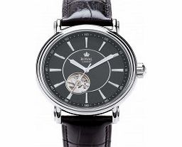 Royal London Mens Black Automatic Watch