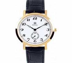 Royal London Mens Classic Black and Gold Watch