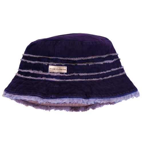 Women` Reversible Frayed Bucket Hat