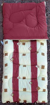 Royal Umbria Burgundy Sleeping Bag - 38oz