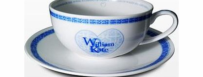 Royal Wedding Blue Heart Teacup
