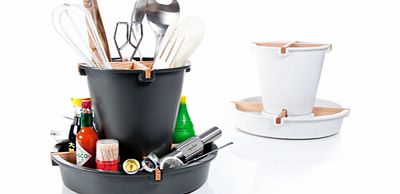 RoyalVKB Lazy Linda Kitchen Organiser Lazy Linda White