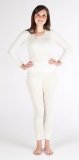 Womenss Thermal Underwear Sets Long Sleeve Vest and Long Jane M