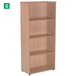 RS to Go Bookcase High - Beech