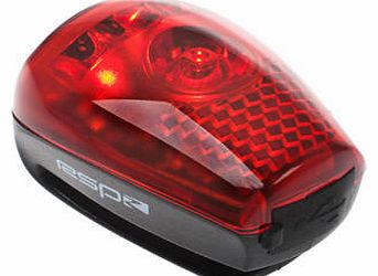 Silicone 3 Led Rear Light With Reflector