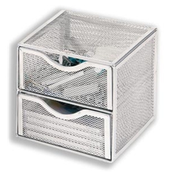 Rubbermaid Mesh Cube with 2 Drawers 150x150mm