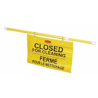 RUBBERMAIDandreg; Closed for Cleaning Hanging Sign