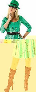 Batman The Riddler Costume - Size 6-8