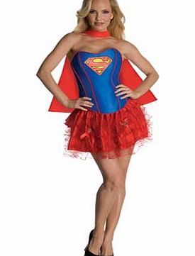 DC Justice League Supergirl Corset Costume -