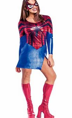 Rubies Fancy Dress Miss Spider Girl Costume - Size 8-10