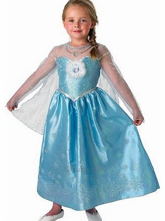 Rubies Masquerade UK Disney Frozen Deluxe Elsa Costume (Large)