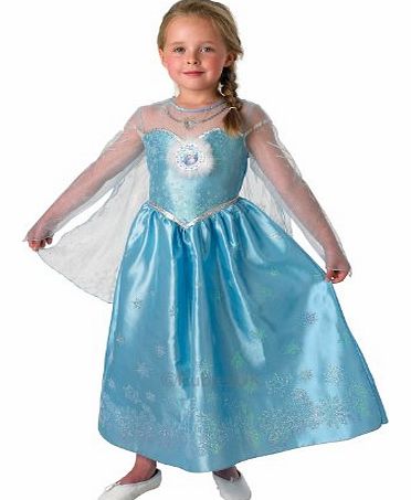 Rubies Masquerade UK Disney Frozen Deluxe Elsa Costume (Medium)