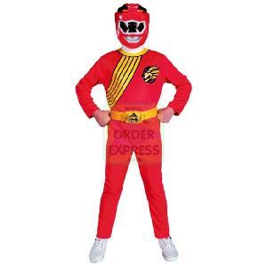 Rubies Wild Force Power Ranger Red 8-10 Years