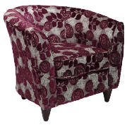 Armchair, Aubergine