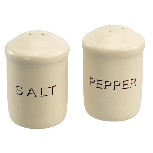 ruby Ceramics Kitchenware - Salt and Pepper Jar Set