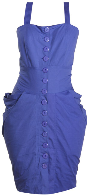 pinafore with button down front.