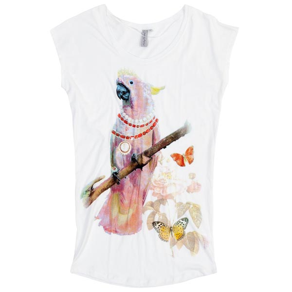 T-Shirt Dress - Cockatoo - Ivory SP15