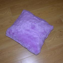 45cm Lilac Faux Fur Cushions