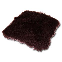 rucomfy 49.5cm mongolian fur cushions