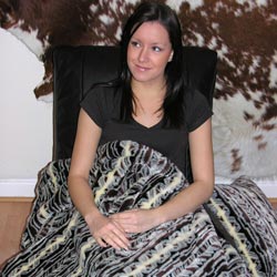 Aztec Faux Fur Throw