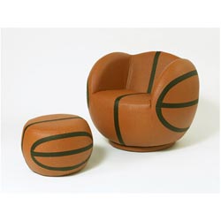 rucomfy Basketball r u comfy Chair & Stool