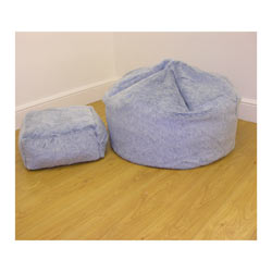 rucomfy Bean Bag And Slab Faux Fur Duo