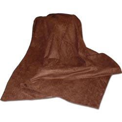 rucomfy faux suede pintuck throw