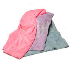 rucomfy kiddies Pink or Blue faux fur throw