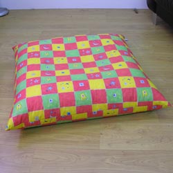 rucomfy My Space Pack Of 2 Cosmic Red Floor Cushions