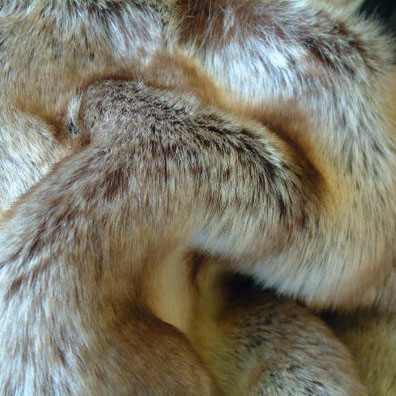 rucomfy Red Fox Slouchbag Extra Large faux fur bean bags