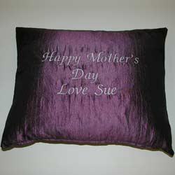 rucomfy Taffeta cushion 45cm x 37cm