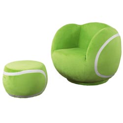 rucomfy Tennis Ball r u comfy Chair & Foot Stool