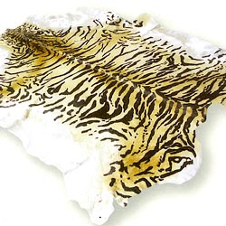 rucomfy tiger cow hide