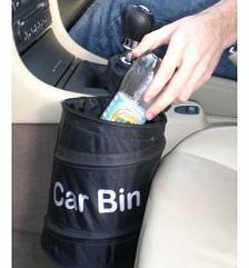 In Car Tidy Bin - BLACK - Ideal For All Your In Car Litter Rubbish Garbage