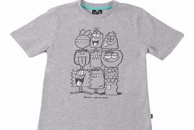 Monsters T-shirt Heather grey `2 years,6 years,8