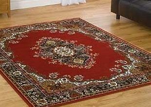 Rug Village Lancaster rug, red 80cm x 150cm (2ft 7`` x 5ft)