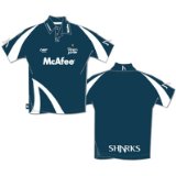 Rugby Tech COTTON TRADERS Sale Sharks Adult Home Short Sleeve Jersey , YOUTHS