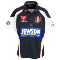 Gloucester Away Replica Rugby Shirt - Navy/White.