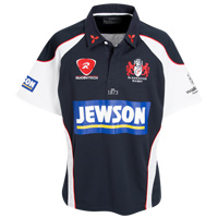 Rugbytech Gloucester Away Replica Rugby Shirt - Navy/White.