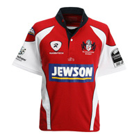 Gloucester Home Playing Rugby Shirt 2007/09.