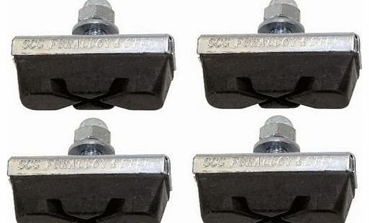 Bike Brake Pads Retro Caliper Brake Shoes 40mm ALLOY Rims 2 PAIRS