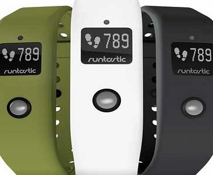 Runtastic Orbit Bands - Green. Grey and White