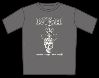 Rush Farewell To Kings Tour 77 T-Shirt