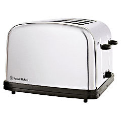 RUSSELL HOBBS 4 Slice Brushed Stainless Steel Toaster
