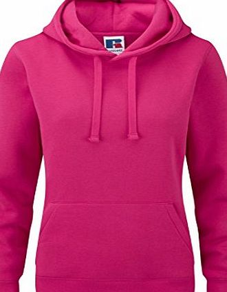 Russell Athletic Russell Womens Authentic Hoodie Workwear Sweatshirt Fuchsia XS