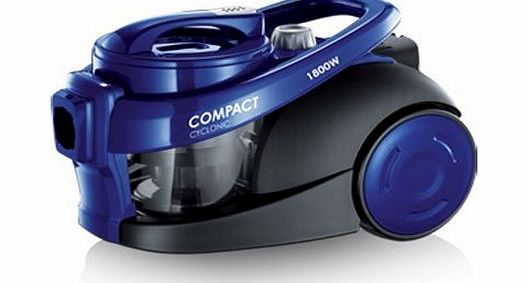 Russell Hobbs 2 X Russell Hobbs 1800W Bagless Cylinder Vacuum Cleaner, Blue - RH18521