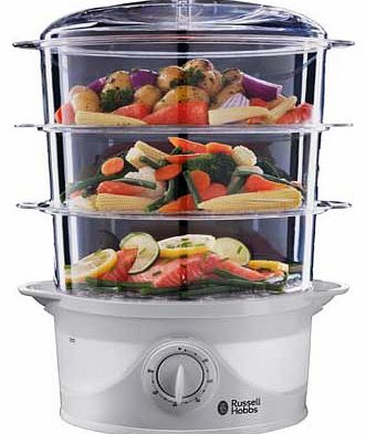 Russell Hobbs 21140 3 Tier Steamer - White