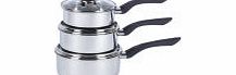 Russell Hobbs Fusion 3 Piece Stainless Steel Pan