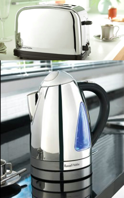 Russell Hobbs Nevada Kettle and Toaster Twin Pack