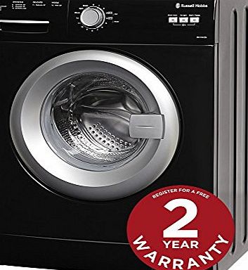Russell Hobbs RH1042B 5Kg Black Washing Machine - Free 2 Year Warranty*